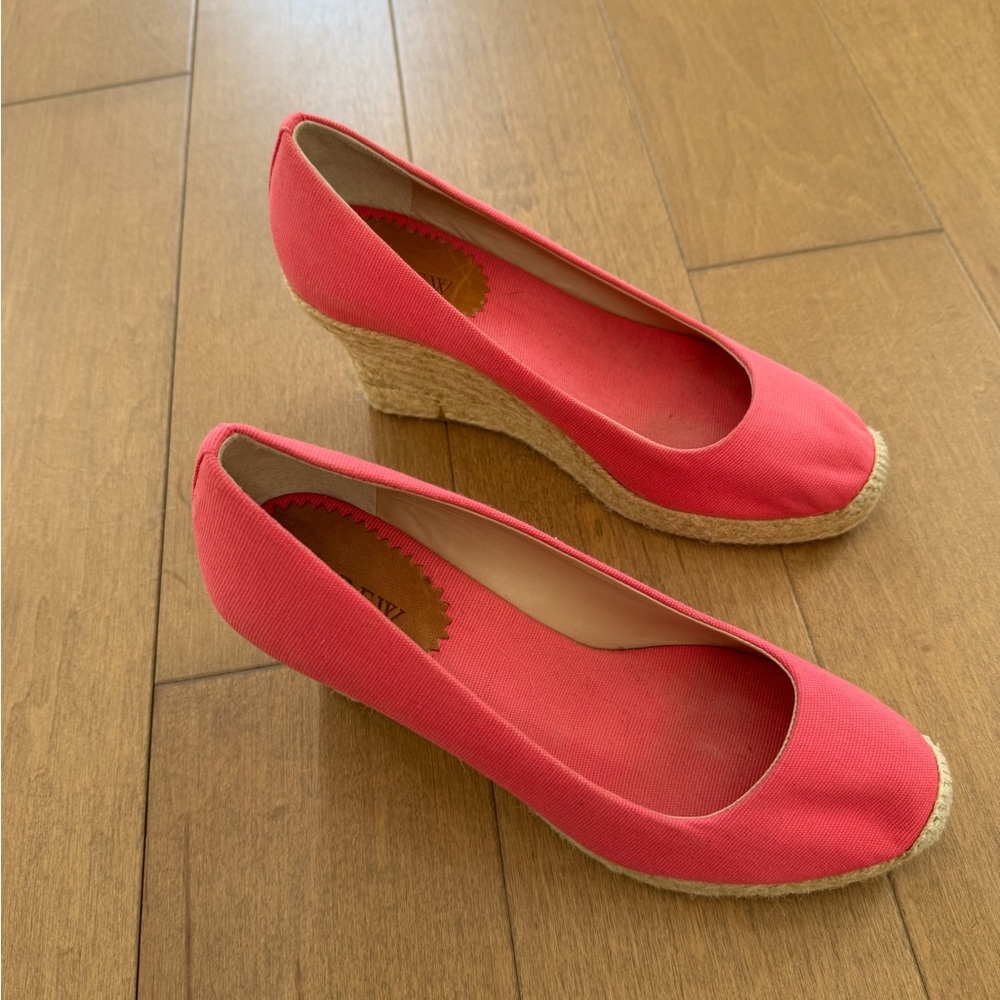 J. Crew Coral Wedge Espadrilles - Picture 3 of 7